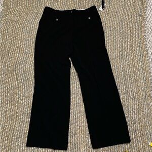Larry Levine Black Wide-Leg Pants